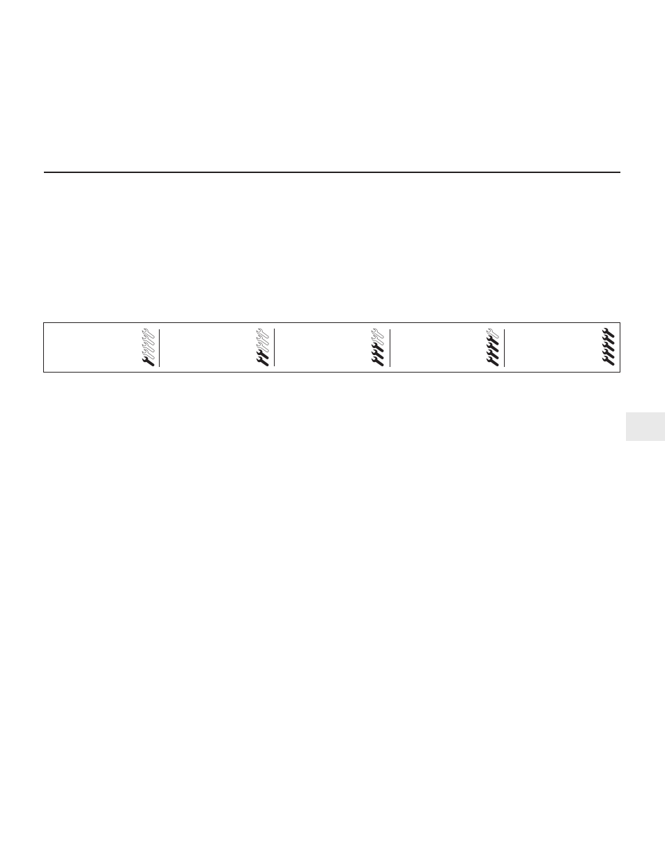 Specifications contents, Degrees of difficulty | Peugeot 205 User Manual | Page 39 / 249