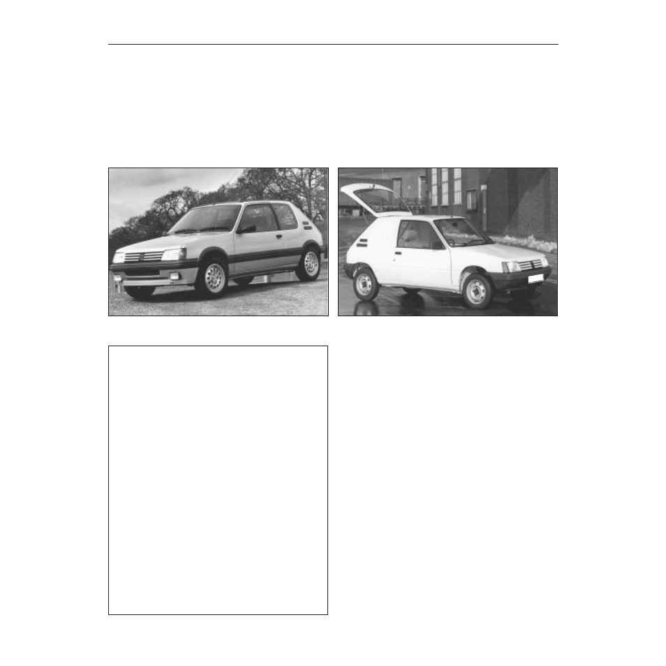 The peugeot 205 team | Peugeot 205 User Manual | Page 4 / 249