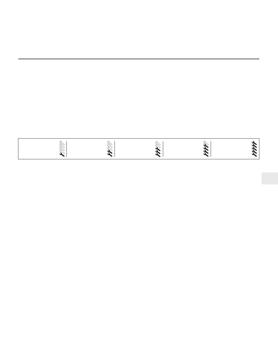 Specifications contents, Degrees of difficulty | Peugeot 205 User Manual | Page 61 / 249