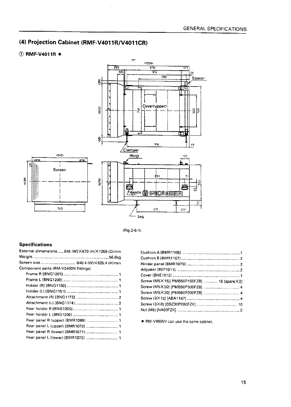 Pioneer RMF-V4011R User Manual | Page 16 / 142