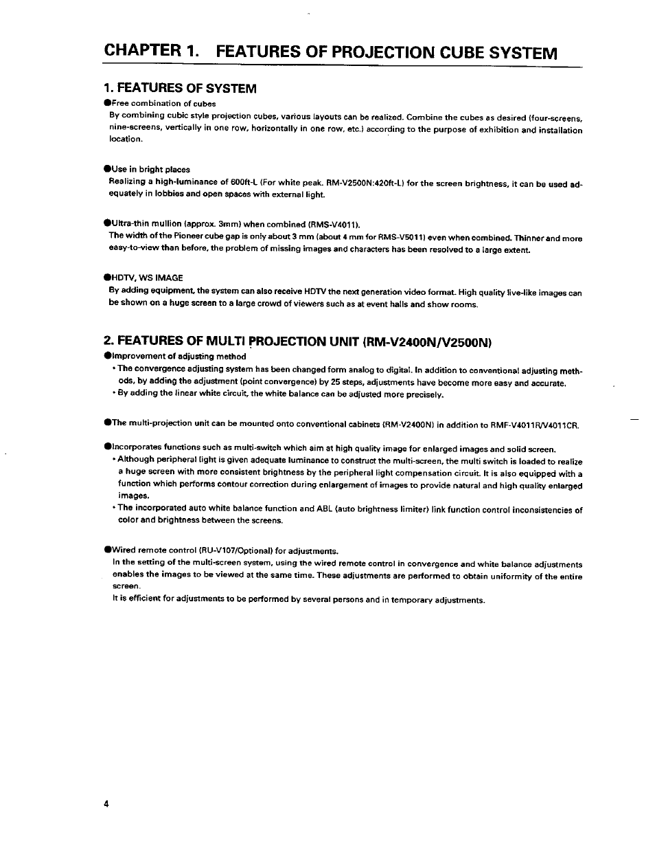 Pioneer RMF-V4011R User Manual | Page 5 / 142