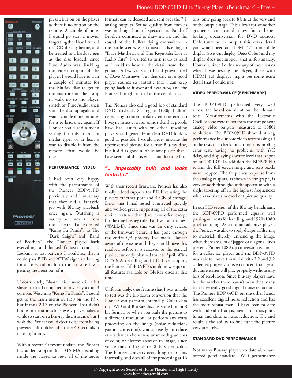 Pioneer BDP-51FD User Manual | Page 4 / 6