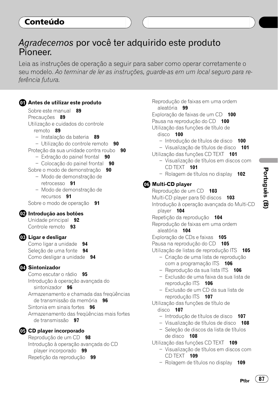 Pioneer Super Tuner III D DEH-P6550 User Manual | Page 87 / 132