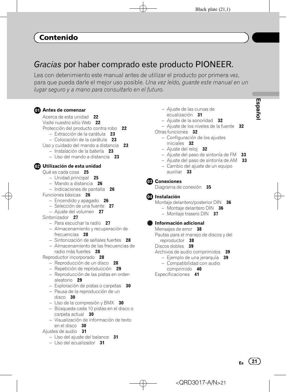 Pioneer Super Tuner III D DEH-1150MPG User Manual | Page 21 / 96