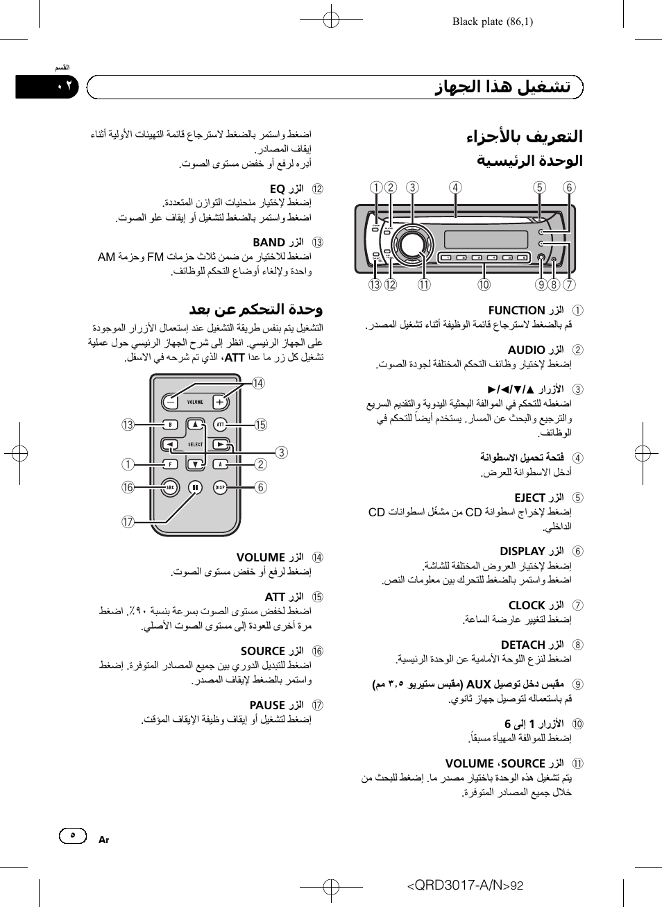F2 g 1 h 6 d e 3 | Pioneer Super Tuner III D DEH-1150MPG User Manual | Page 92 / 96