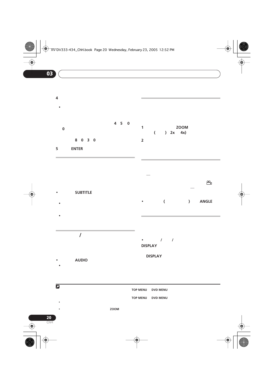 Pioneer S-DV434ST User Manual | Page 70 / 102