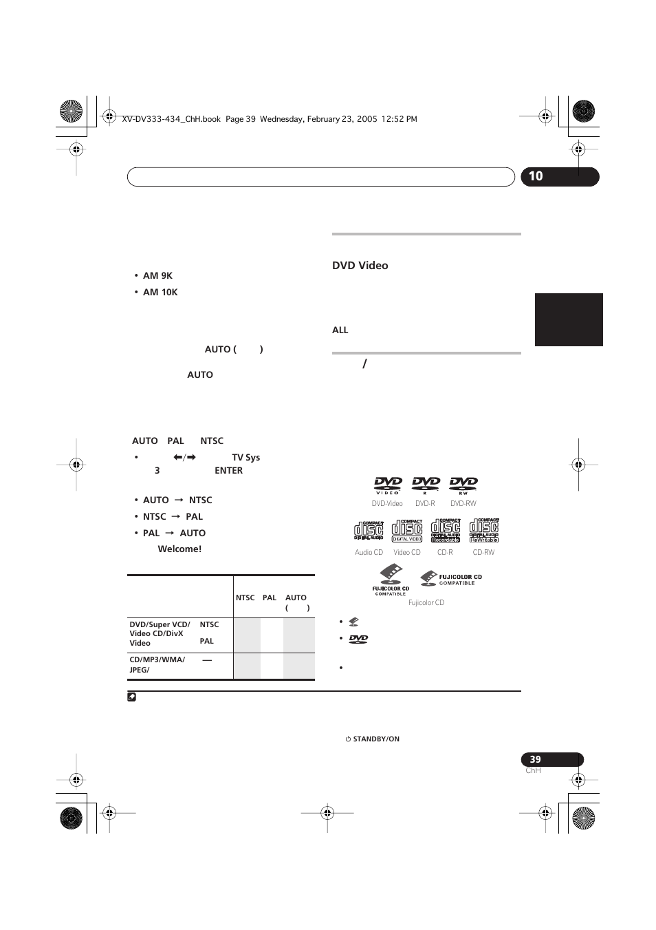 Pioneer S-DV434ST User Manual | Page 89 / 102