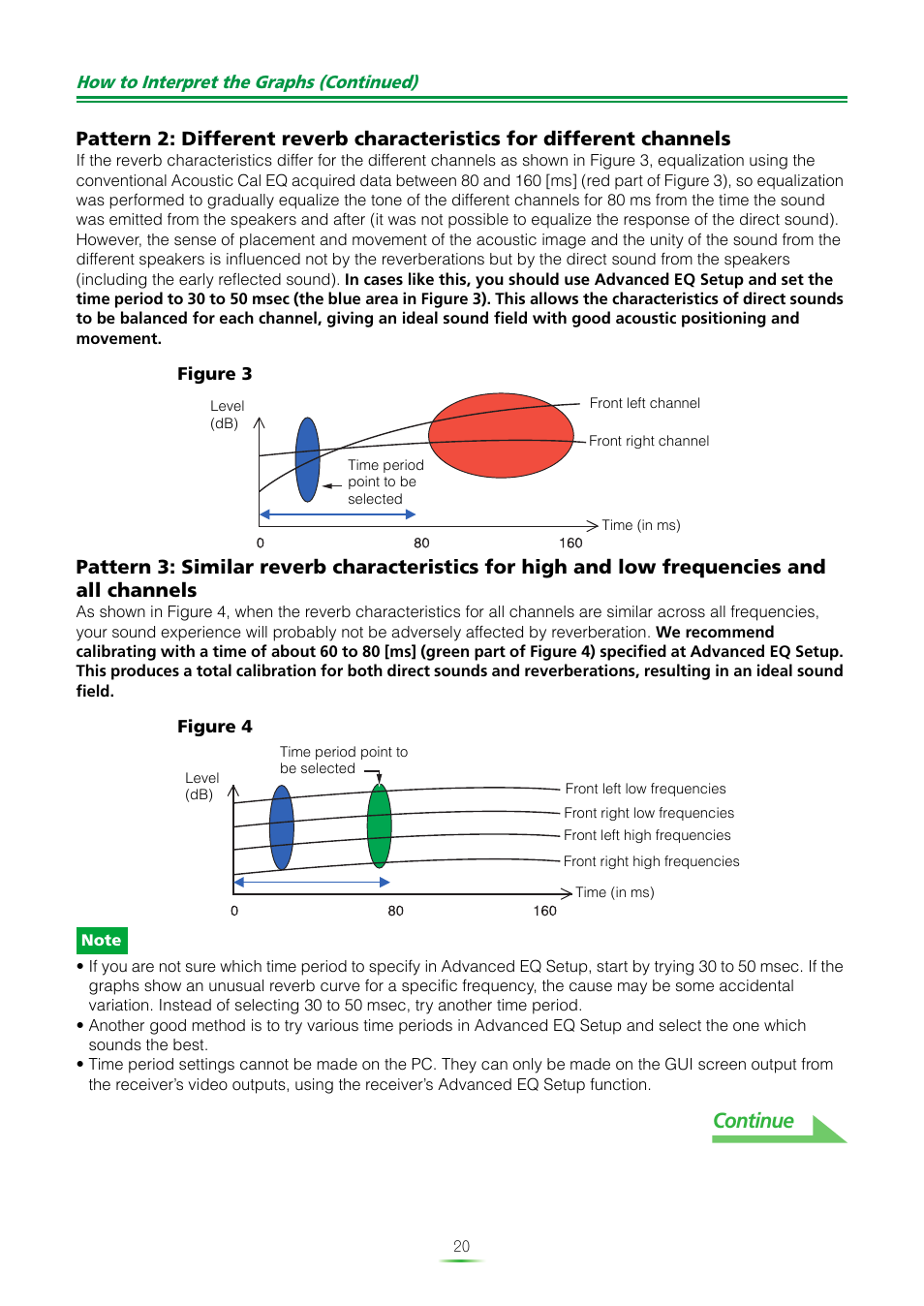 Continue | Pioneer MCACC ADVANCED VSX-23TXH User Manual | Page 20 / 35