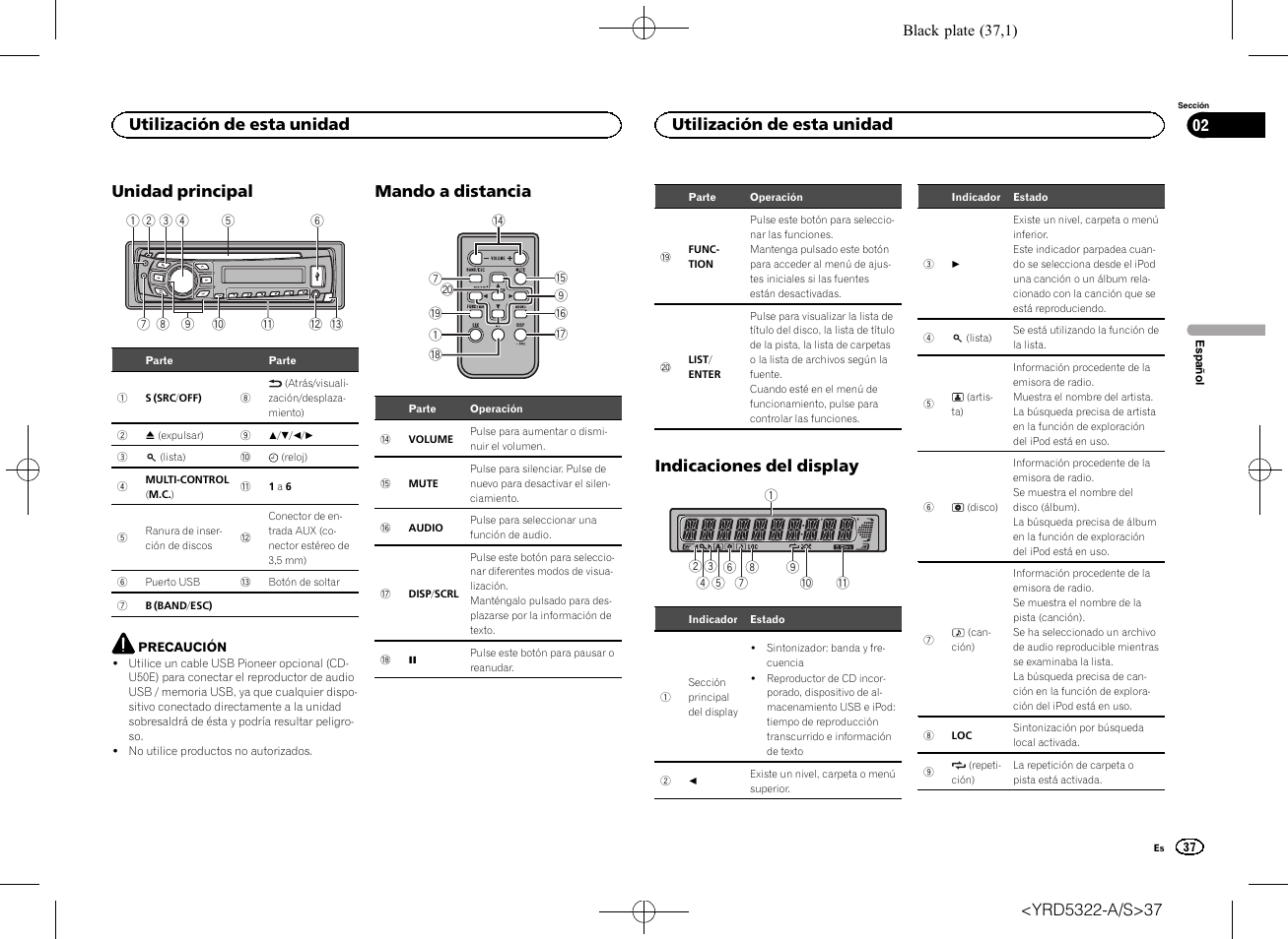 Pioneer DEH-33HD User Manual | Page 37 / 52