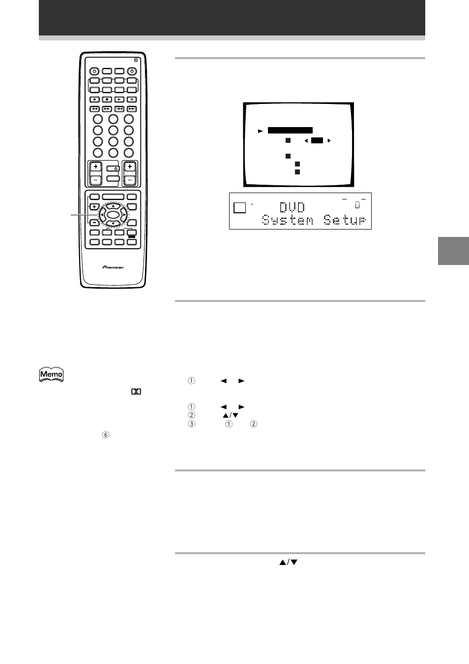 Set up, Surround sound set up, These settings will be displayed on your tv | Test tone [ auto ] [ setting ok | Pioneer VSX-D908TX User Manual | Page 33 / 88