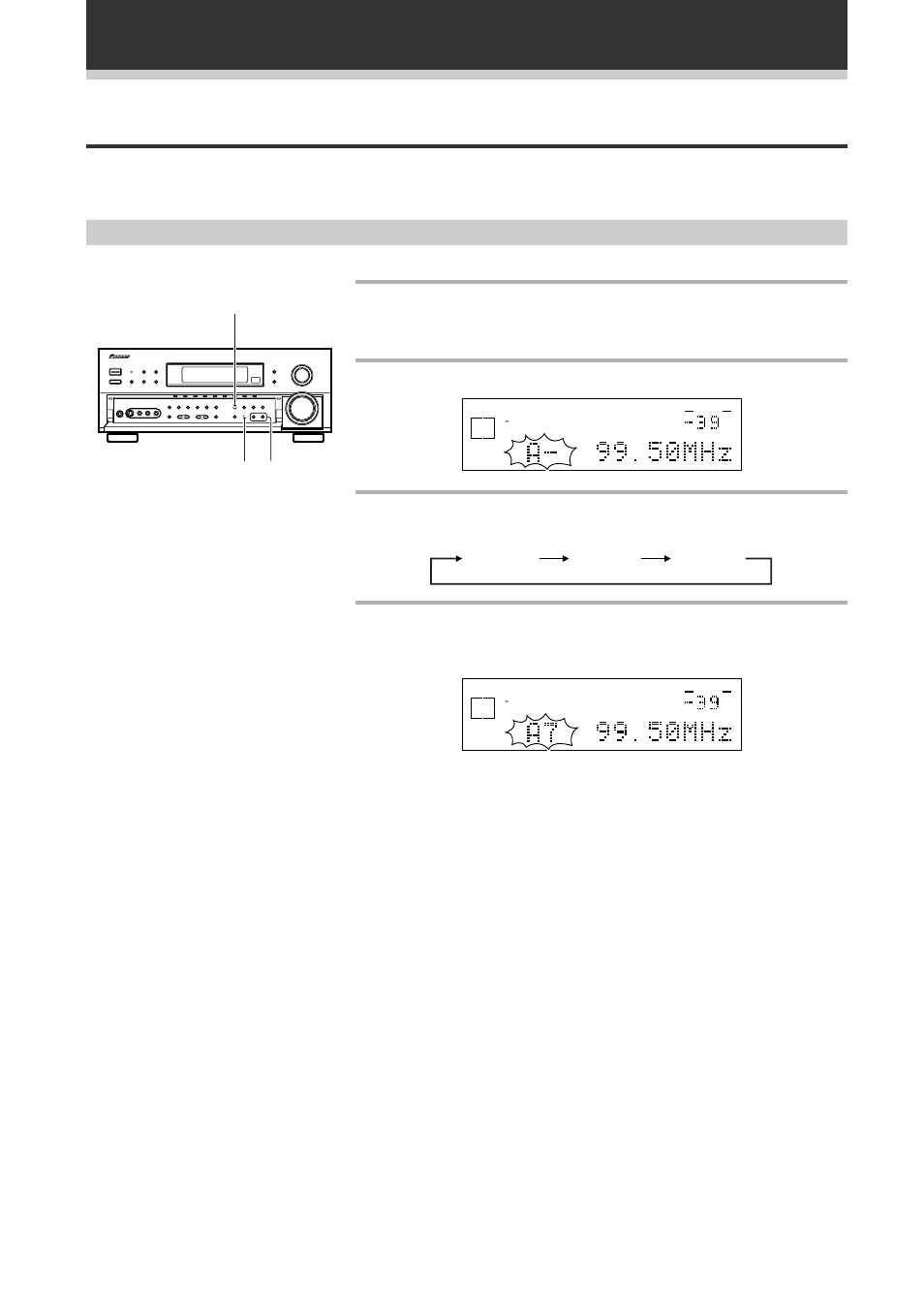 Memorizing frequently used stations, Using the front panel, Using the tuner | Tune in the desired station, Press class repeatedly to select a class number | Pioneer VSX-D908TX User Manual | Page 52 / 88