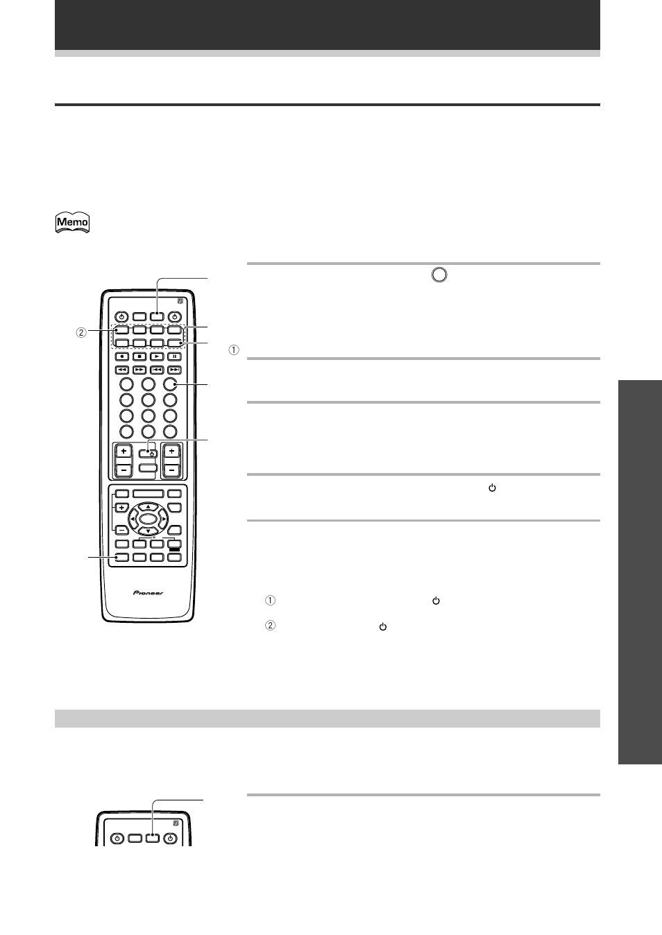 System off, Opera tion, Using the system off button | Using other functions, Press remote setup and, Press system off, Press system off on the remote control, Vsx-d938tx, The system off button will blink, The selected button will light steadily | Pioneer VSX-D908TX User Manual | Page 71 / 88