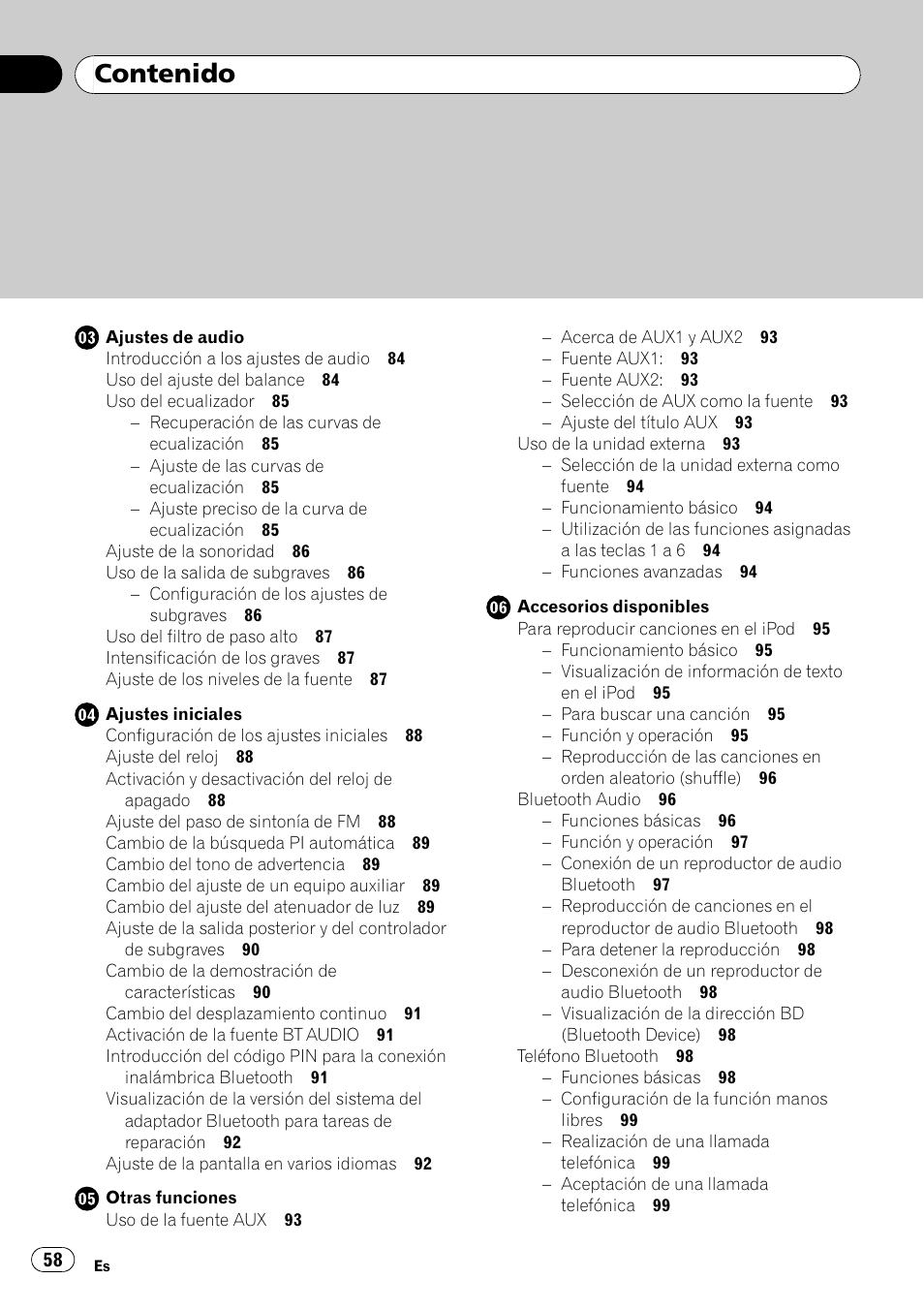 Pioneer DEH-P6000UB User Manual | Page 58 / 120