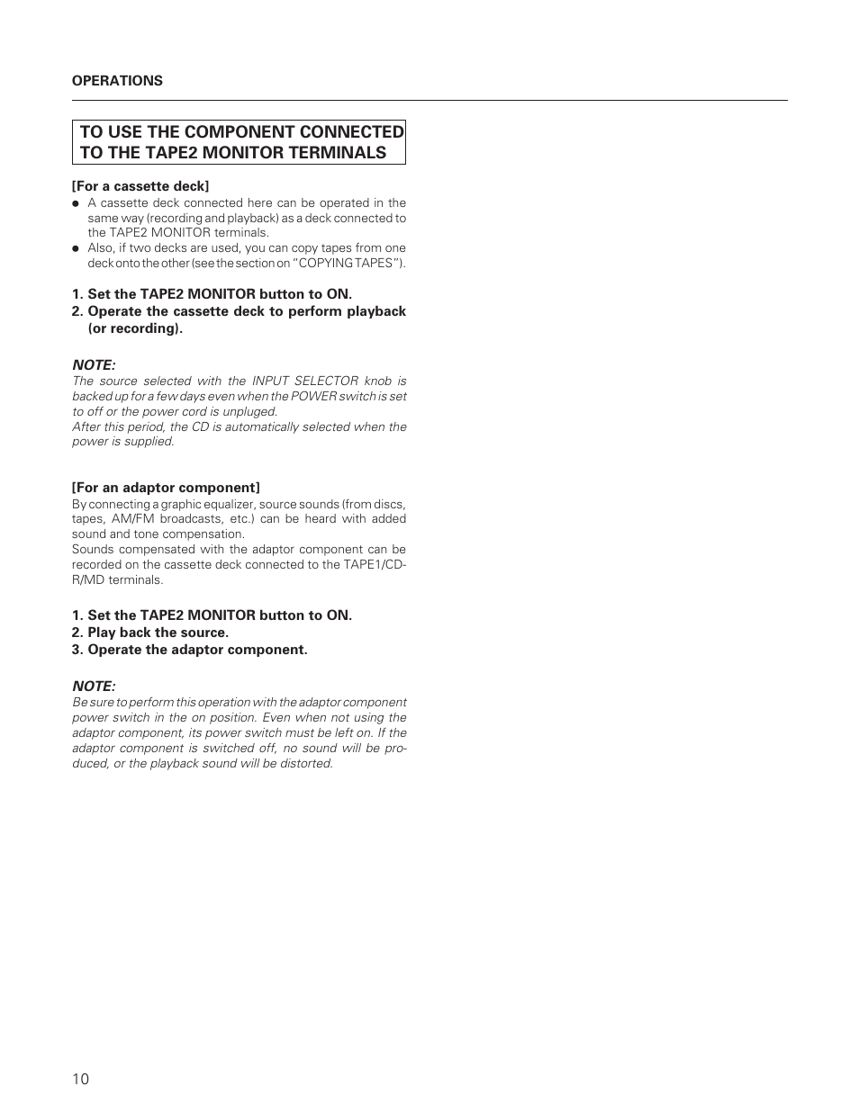 Pioneer A-109 User Manual | Page 10 / 12