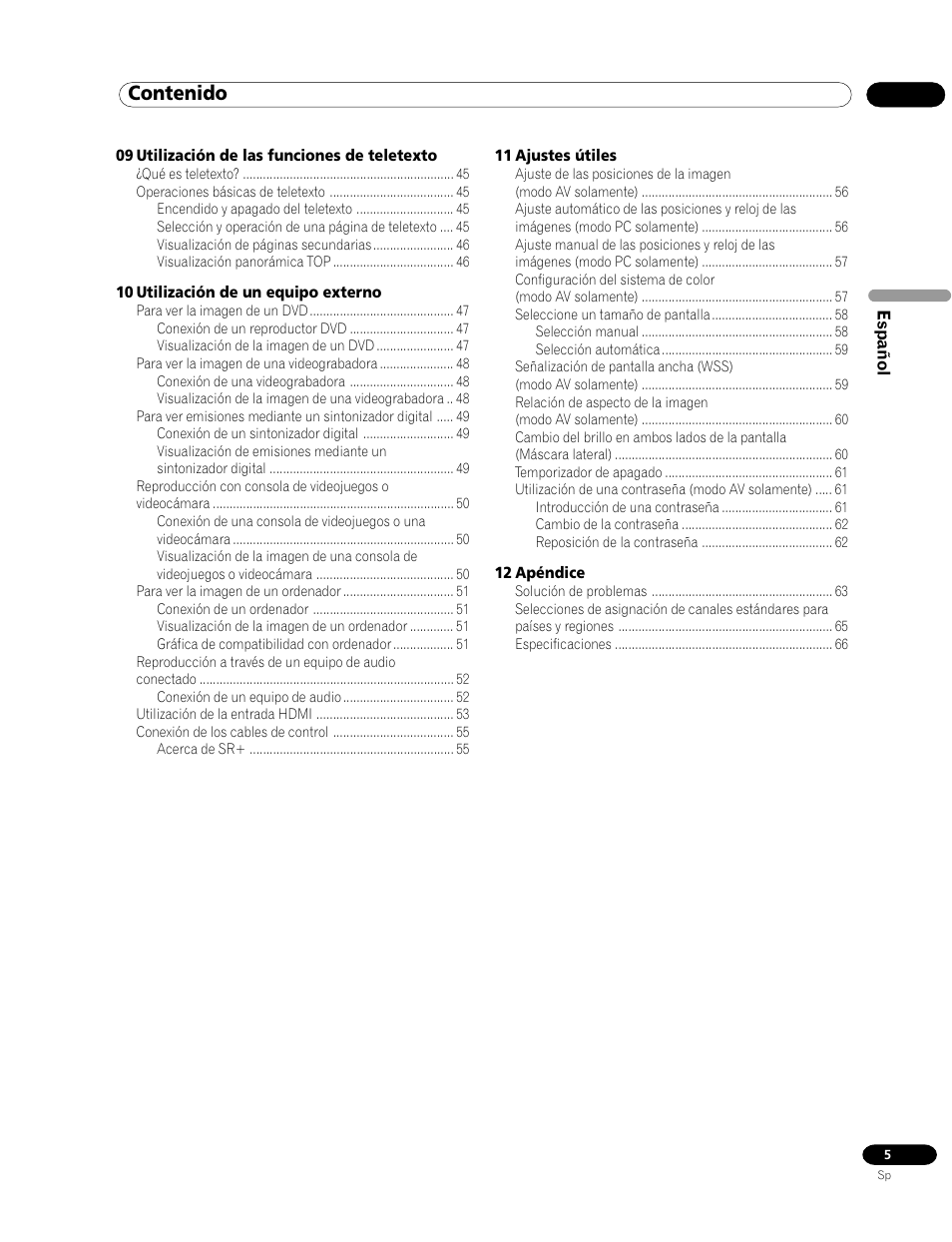 Pioneer PDP-435HDG User Manual | Page 71 / 265