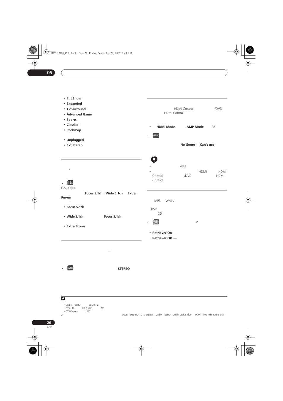 Pioneer AS-LX70 User Manual | Page 72 / 94