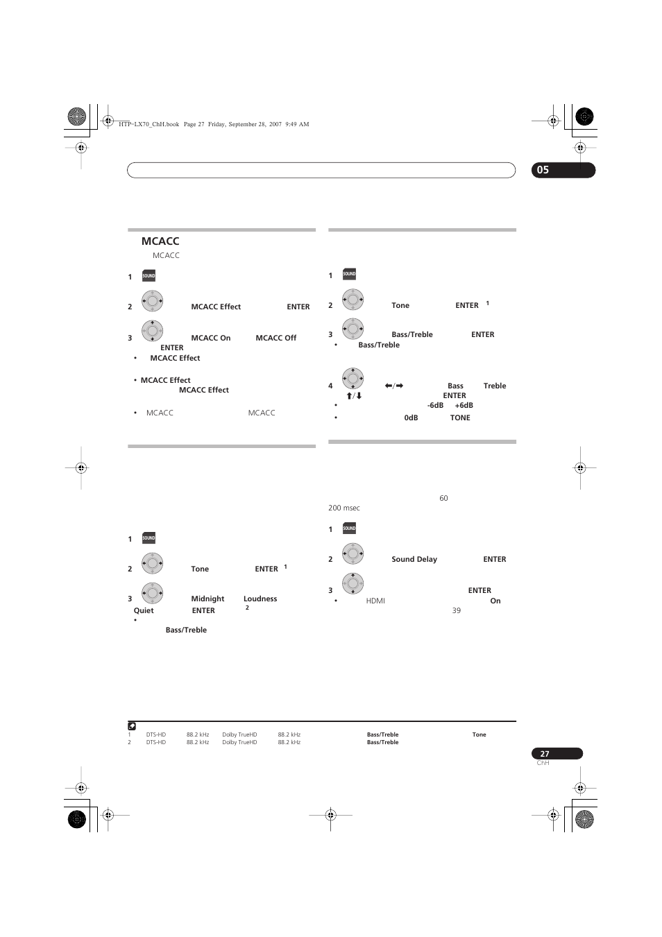 Mcacc | Pioneer AS-LX70 User Manual | Page 73 / 94