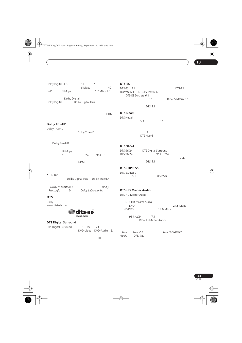 Pioneer AS-LX70 User Manual | Page 89 / 94