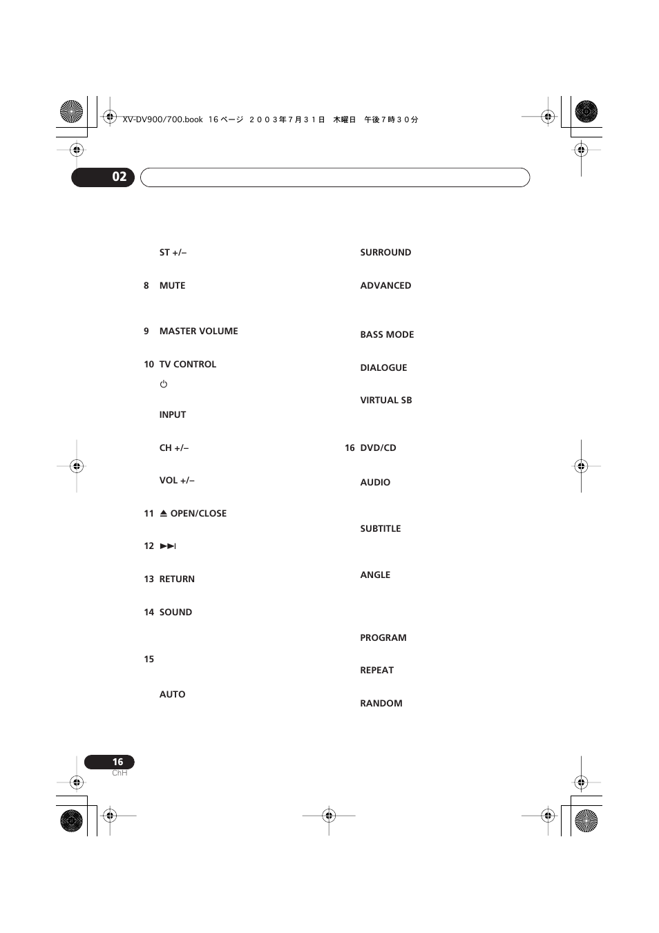 Pioneer S-DV900ST User Manual | Page 110 / 192