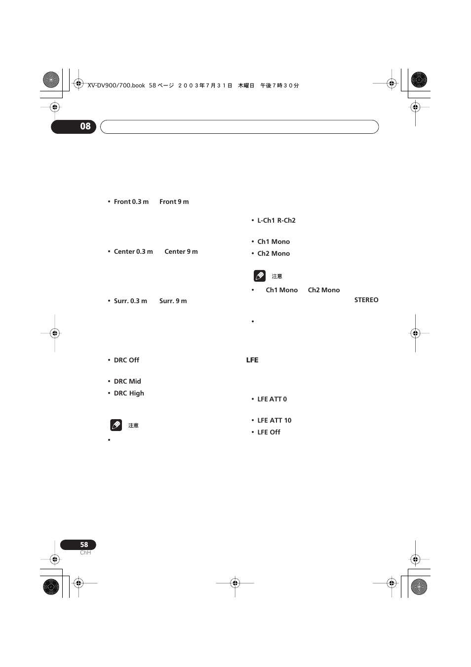 Pioneer S-DV900ST User Manual | Page 152 / 192