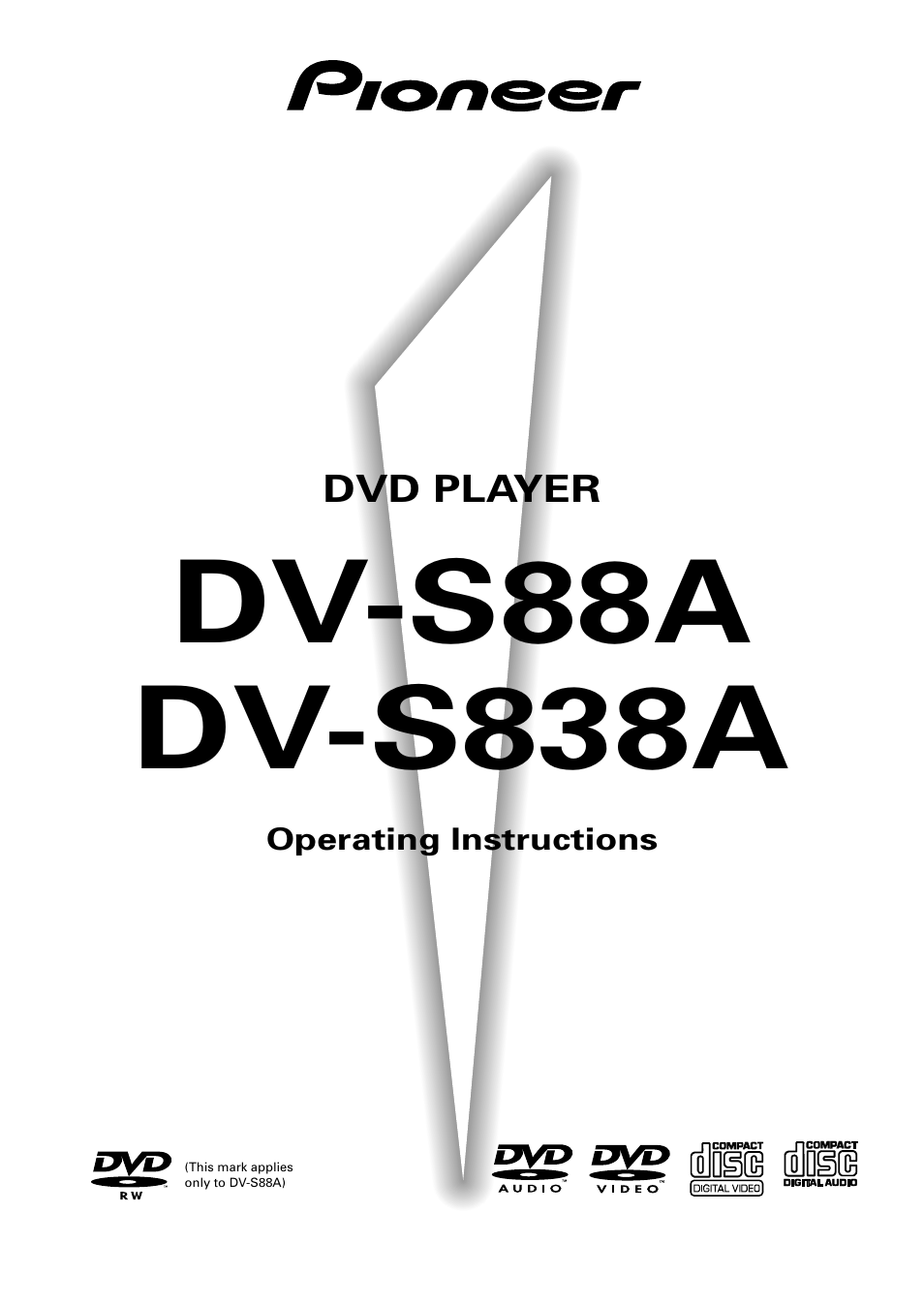 Pioneer DV-S88A User Manual | 72 pages