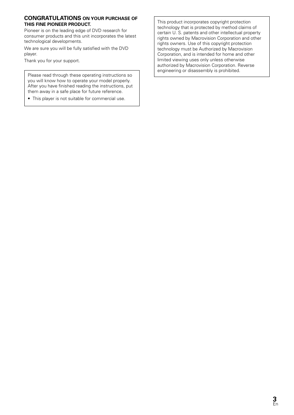 Pioneer DV-S88A User Manual | Page 3 / 72
