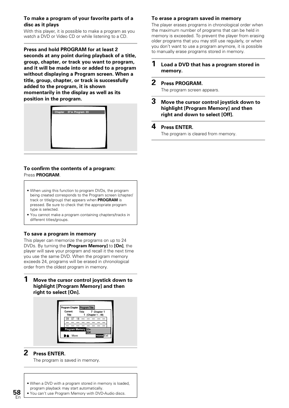 Pioneer DV-S88A User Manual | Page 58 / 72