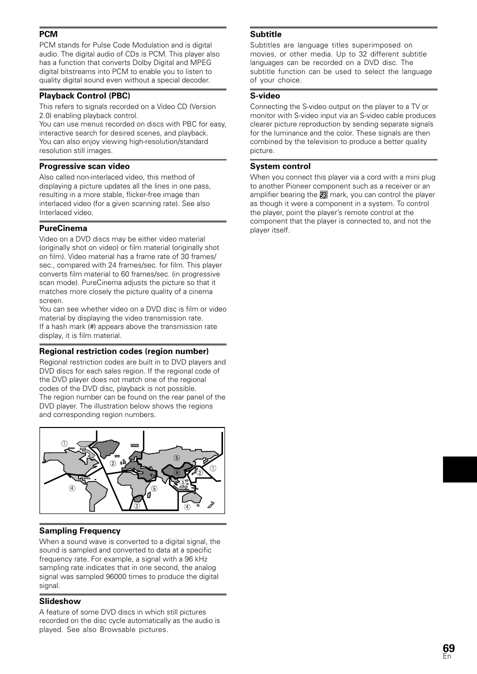 Pioneer DV-S88A User Manual | Page 69 / 72