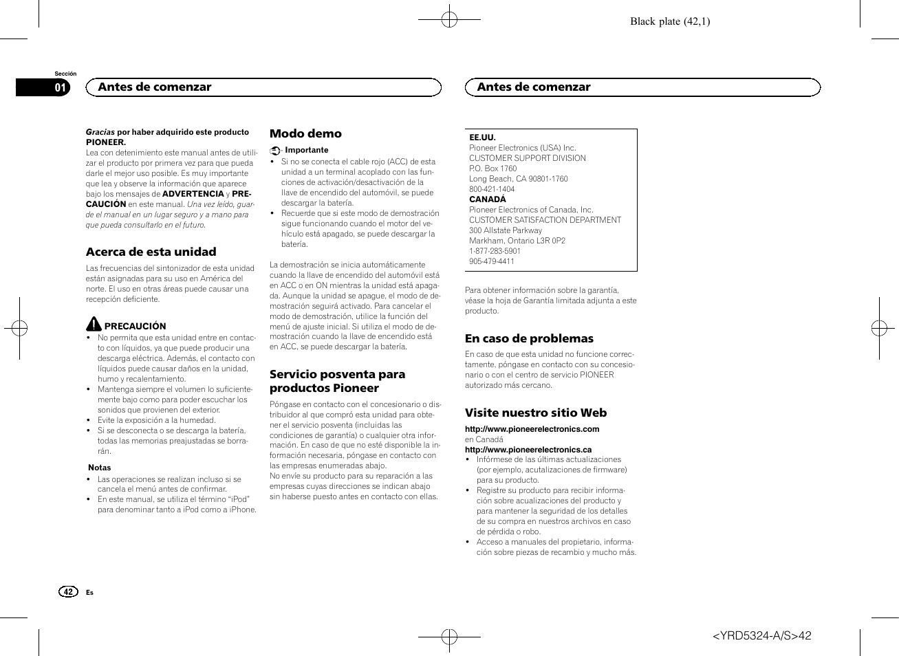 Pioneer DEH-73BT User Manual | Page 42 / 64