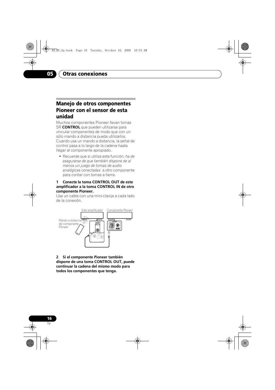 Otras conexiones 05 | Pioneer A-A9-J User Manual | Page 106 / 109