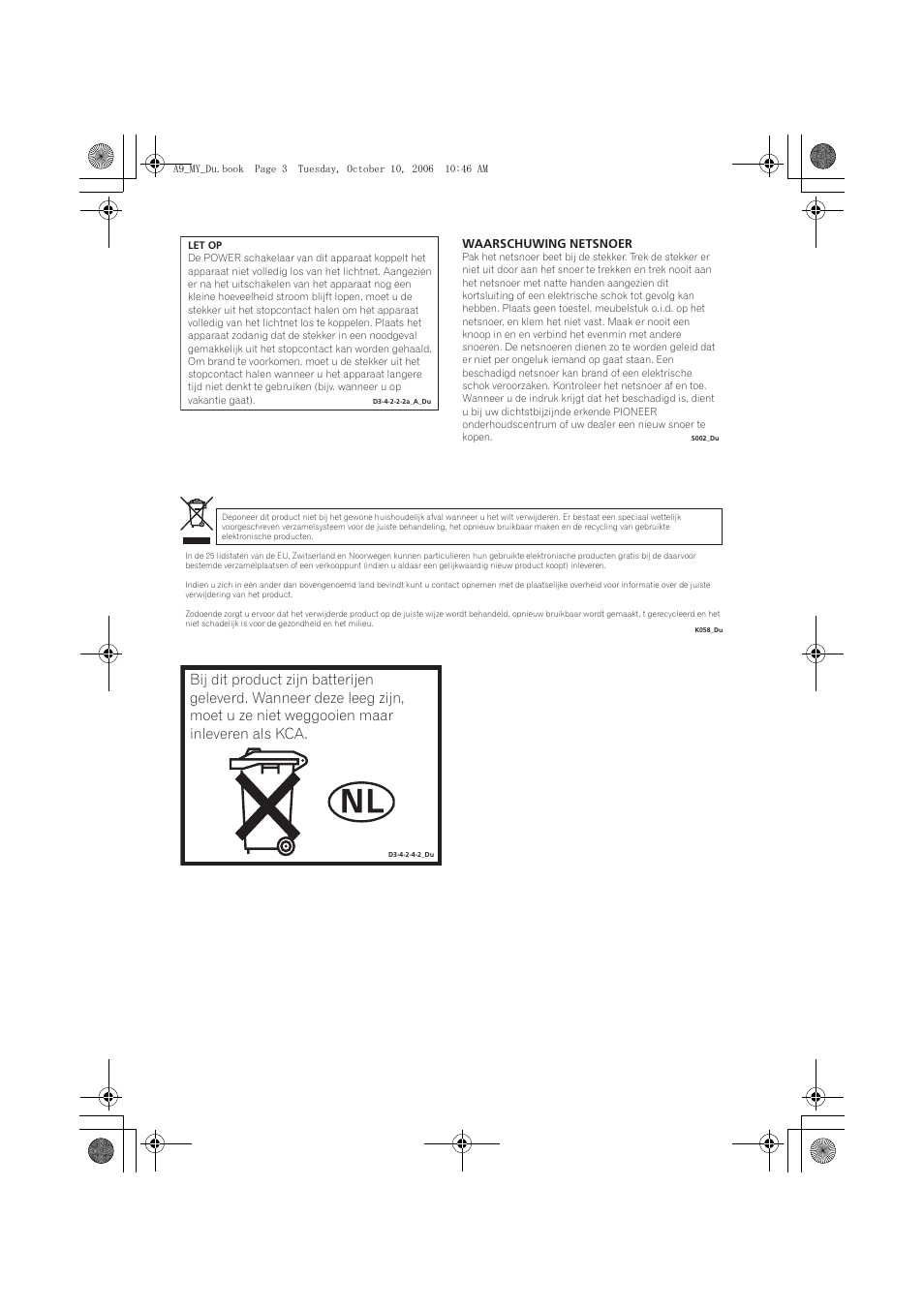 Pioneer A-A9-J User Manual | Page 57 / 109