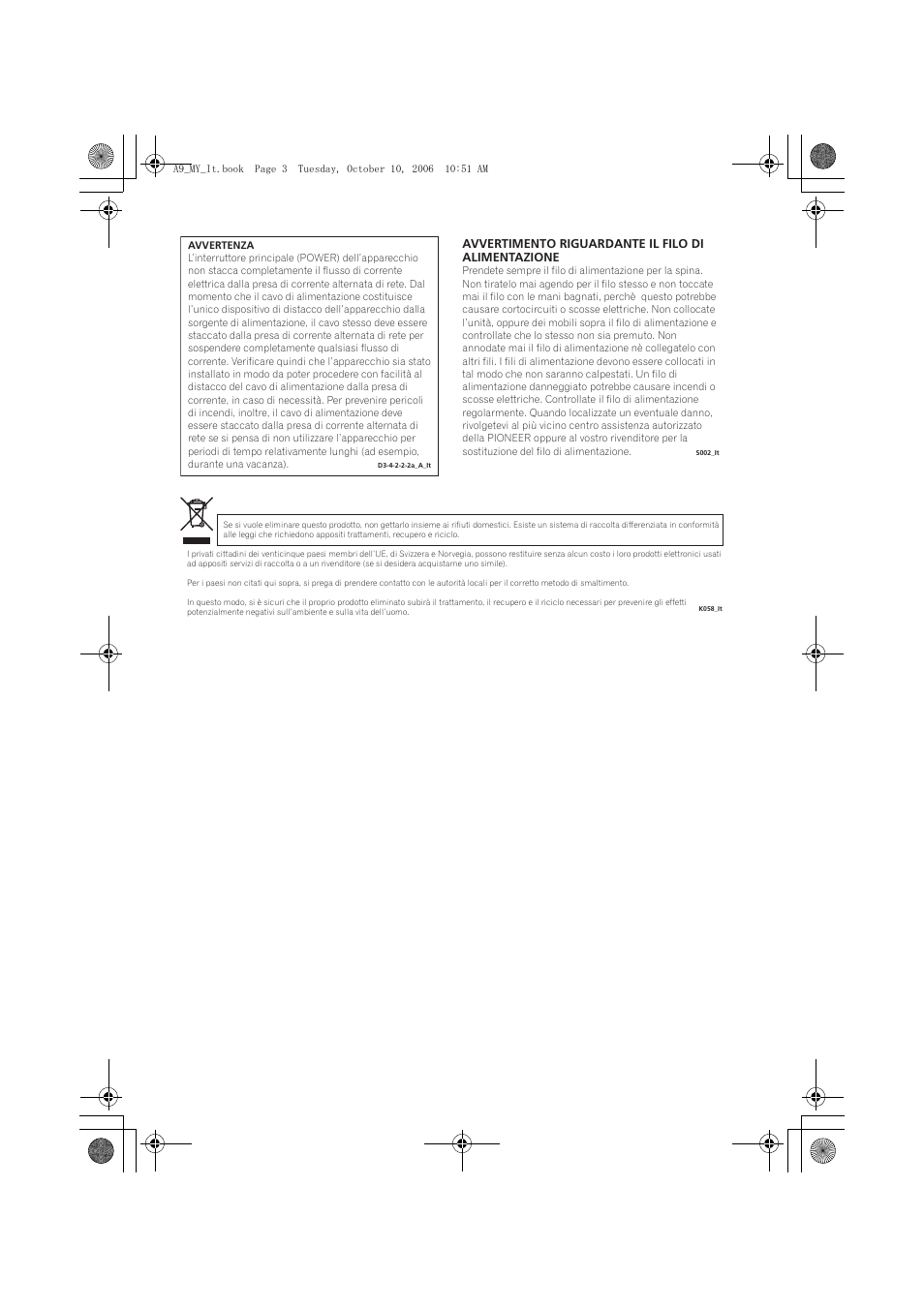 Pioneer A-A9-J User Manual | Page 75 / 109