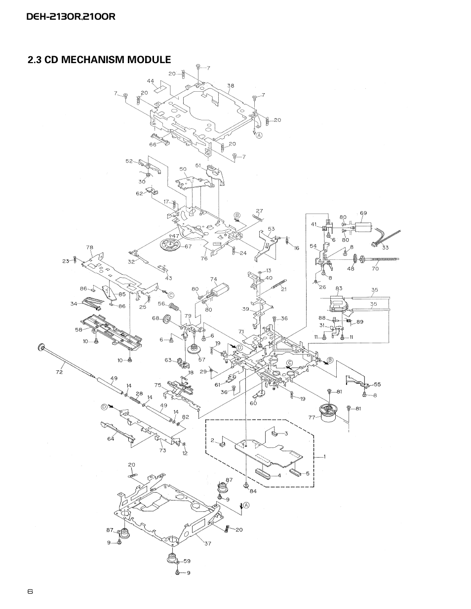 Pioneer DEH-2130R  EN User Manual | Page 6 / 66