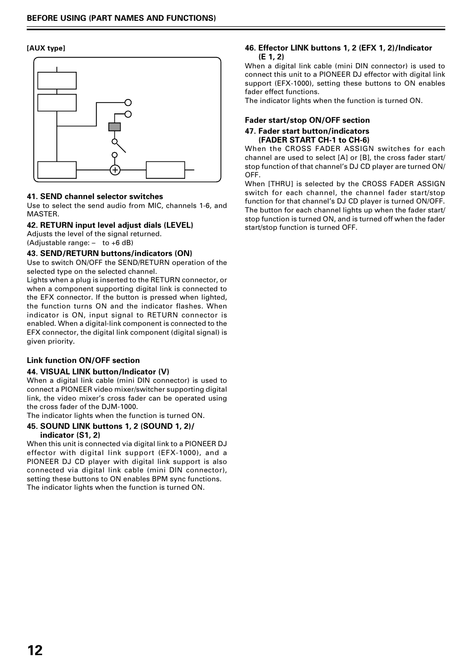 Pioneer DJM-1000 User Manual | Page 12 / 20