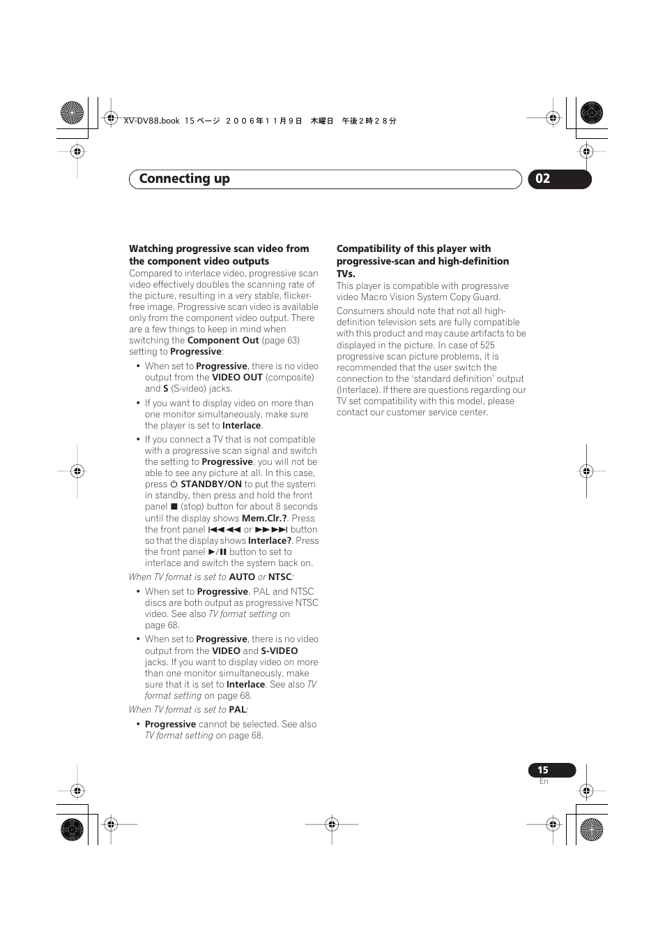 Connecting up 02 | Pioneer HTD8DVD User Manual | Page 15 / 84
