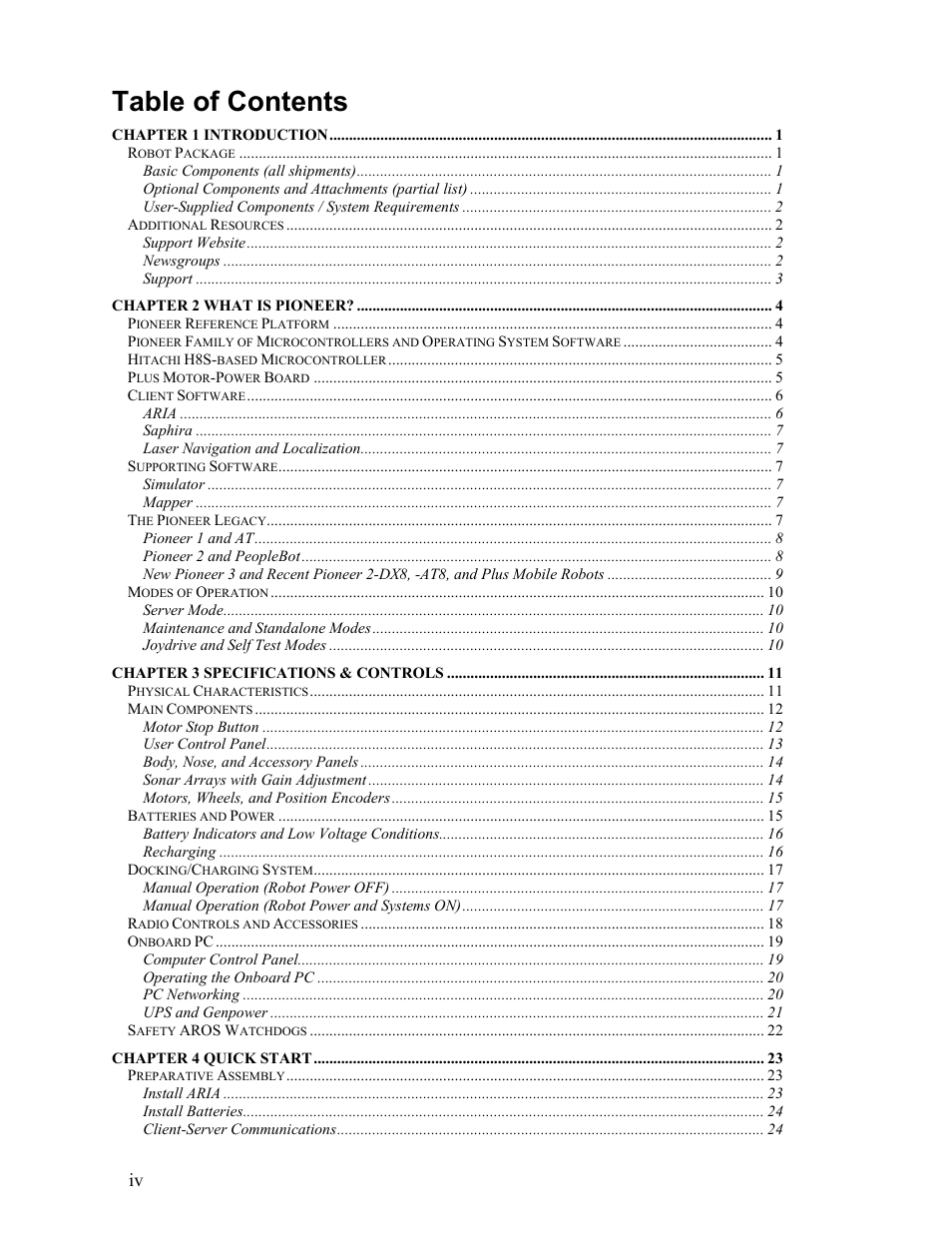 Pioneer 2TM User Manual | Page 4 / 85