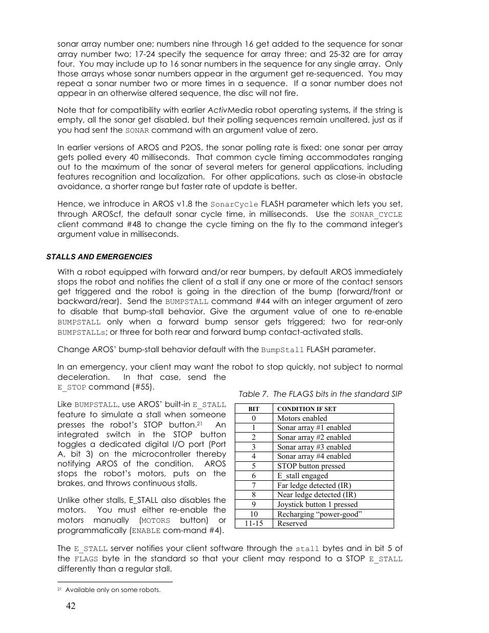 Stalls and emergencies | Pioneer 2TM User Manual | Page 48 / 85