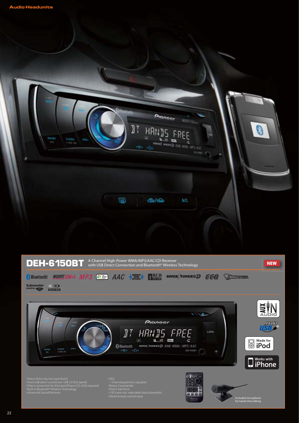 Deh-6150bt | Pioneer DEH-P7150UB User Manual | Page 22 / 64