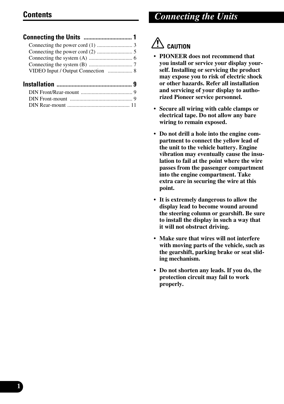 Pioneer AVH-P6450CD User Manual | Page 2 / 14