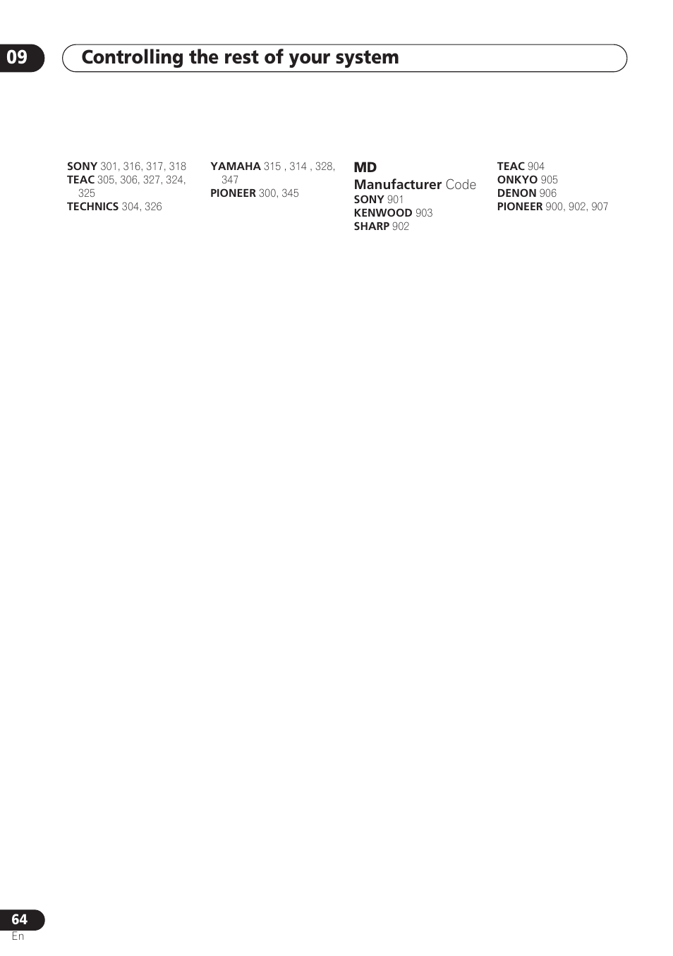 Controlling the rest of your system 09 | Pioneer VSX-D712 User Manual | Page 64 / 72