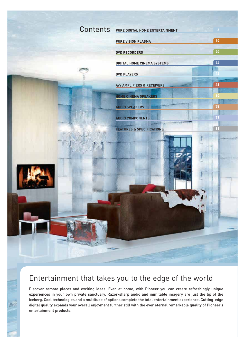 Pioneer ULTIMATE DIGITAL AUDIO/VIDEO ENTERTAINMENT User Manual | Page 5 / 47