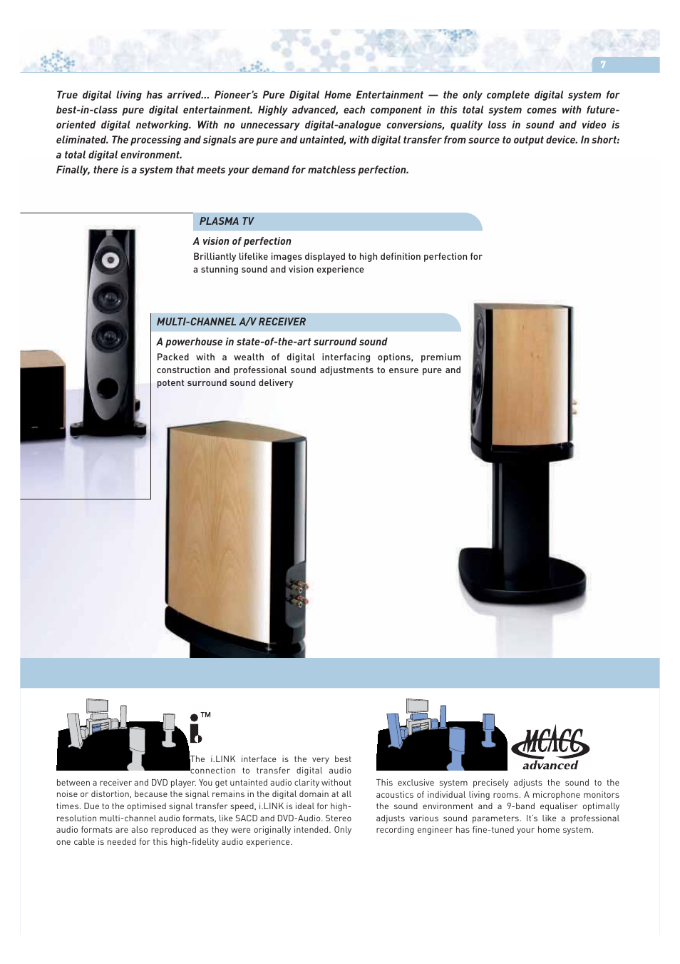 Pioneer ULTIMATE DIGITAL AUDIO/VIDEO ENTERTAINMENT User Manual | Page 7 / 47