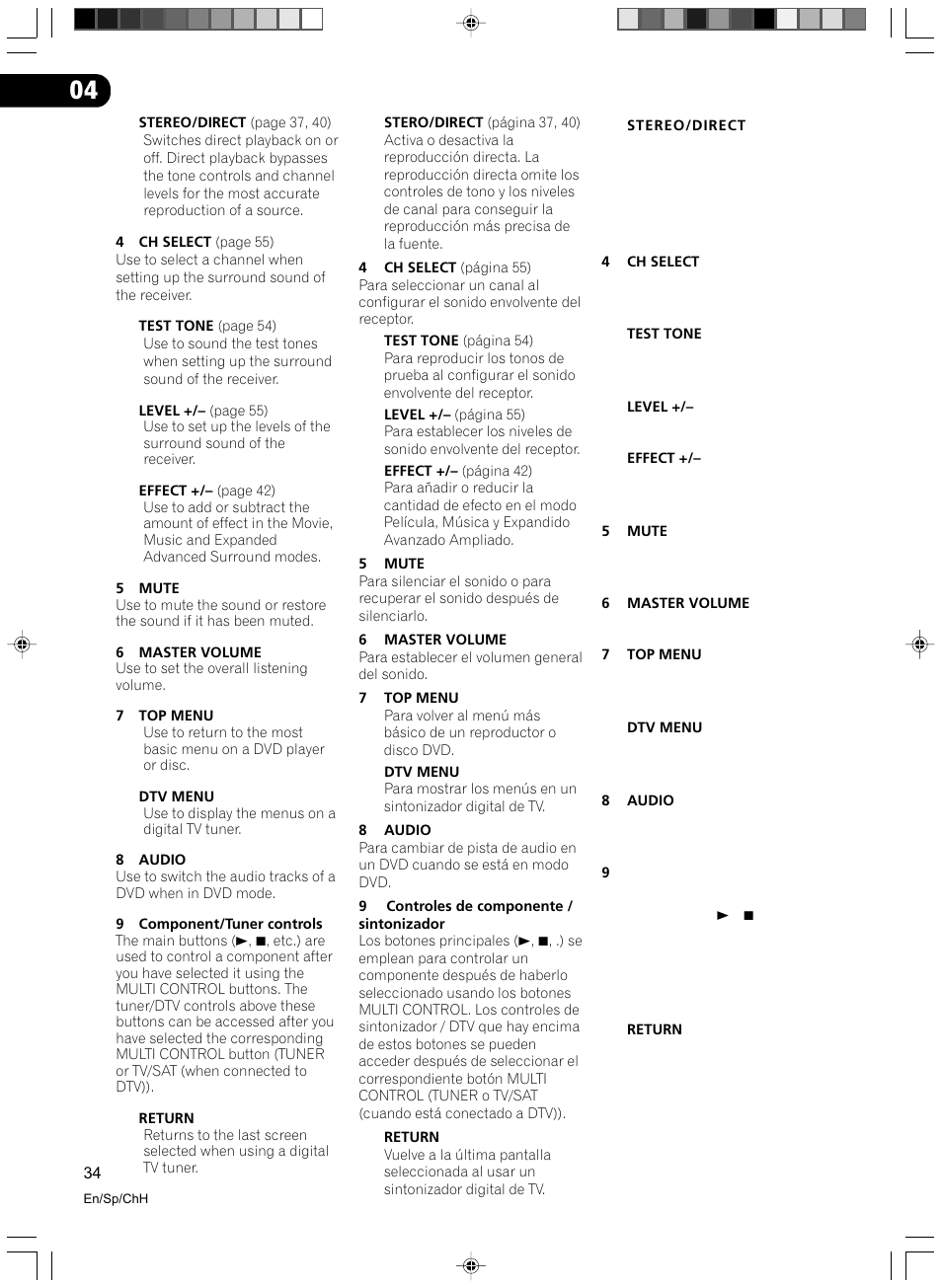 Pioneer VSX-D512-S User Manual | Page 34 / 80