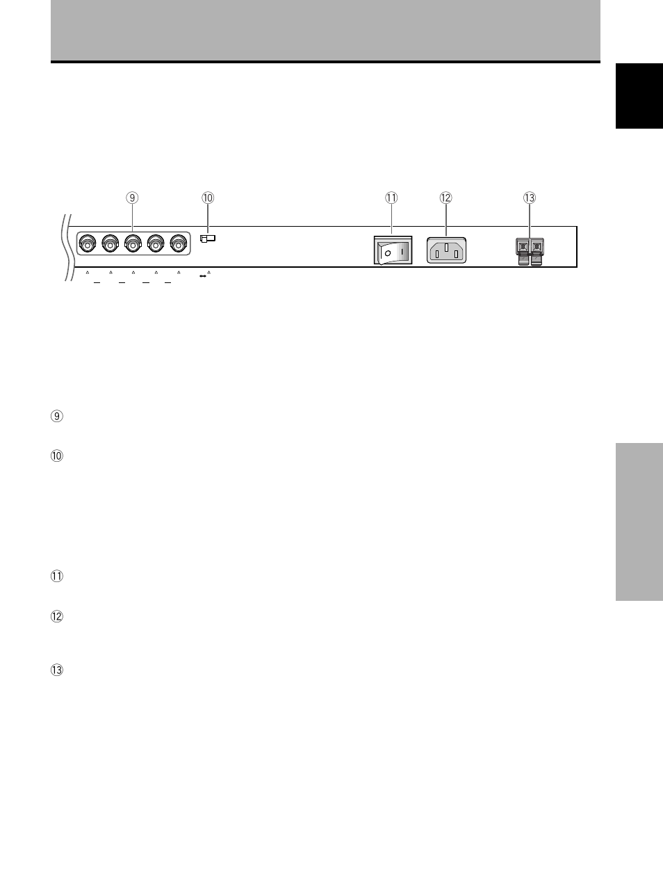 Part names and functions | Pioneer PDP-502MXE User Manual | Page 11 / 33