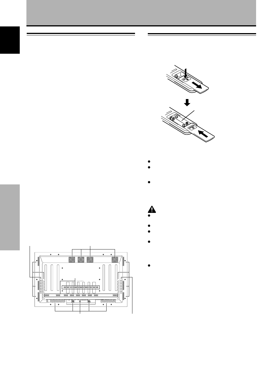 Additional information, Cleaning, Inserting the batteries in the remote | Control unit, Inserting the batteries in the remote control unit | Pioneer PDP-502MXE User Manual | Page 26 / 33