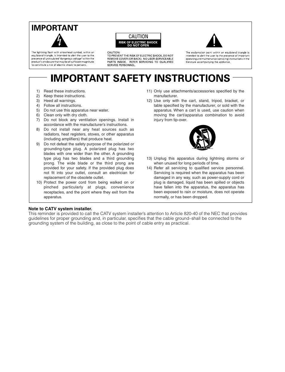 Pioneer PRO-1120HD User Manual | Page 2 / 81