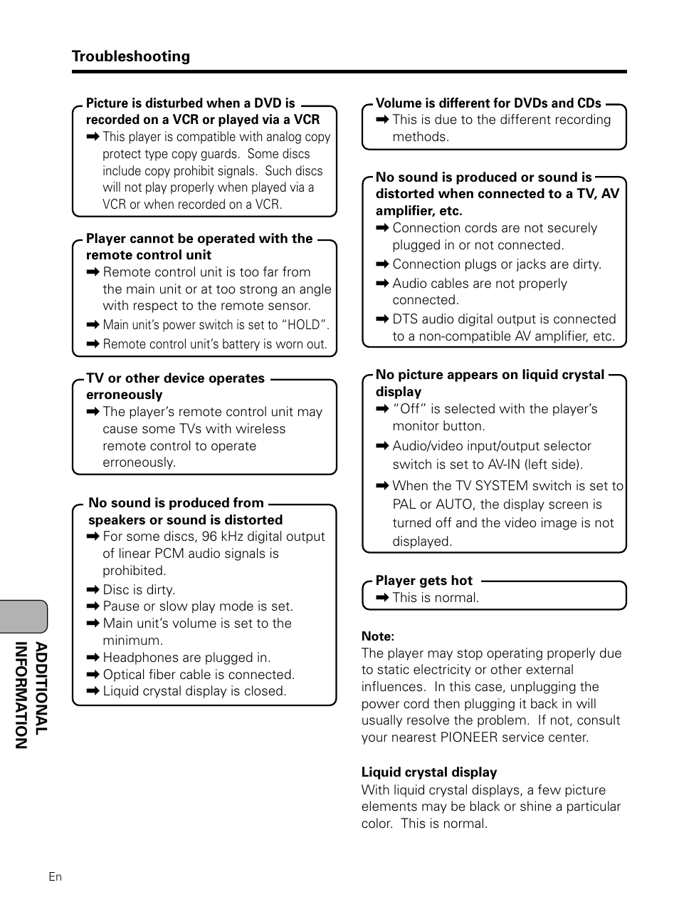 Pioneer PDV-LC10 User Manual | Page 120 / 128