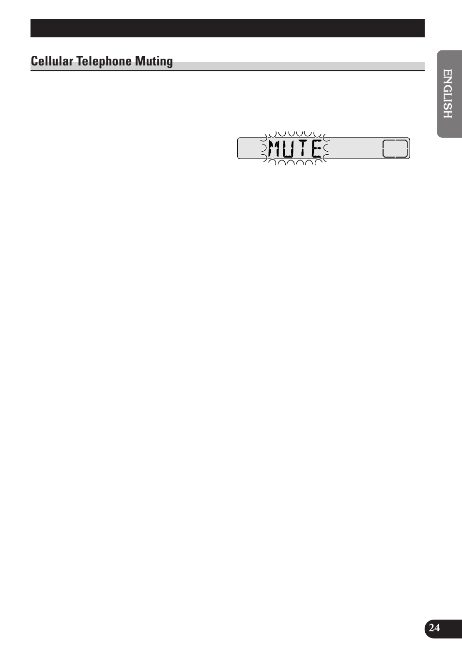 Other functions, Cellular telephone muting, A title (english) | Pioneer DEH-2130R User Manual | Page 25 / 80