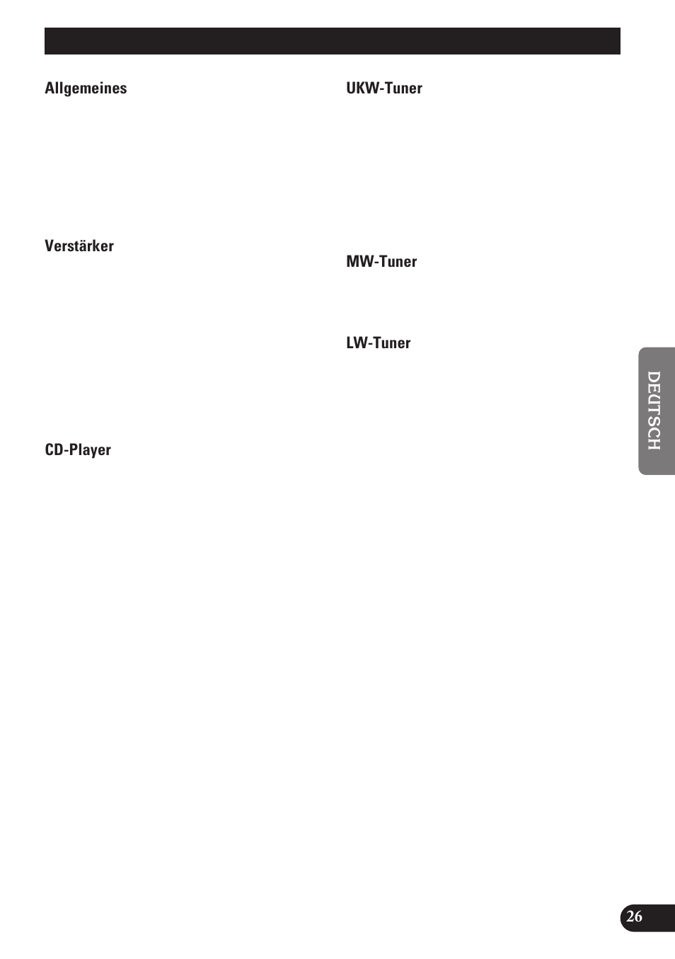 Technische daten | Pioneer DEH-2130R User Manual | Page 79 / 80