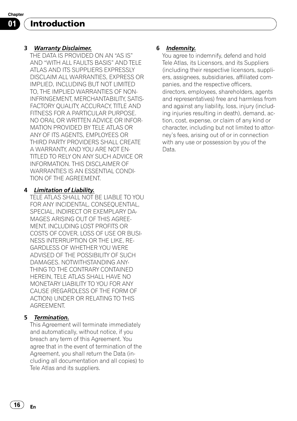 Introduction | Pioneer AVIC-Z3 User Manual | Page 16 / 211